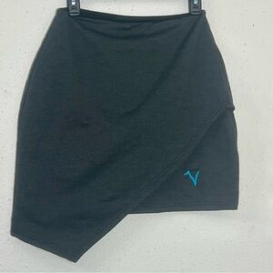 Voormi Dark Gray Solstice Blended Wool Women’s Large Skirt Pull On Athletic USA